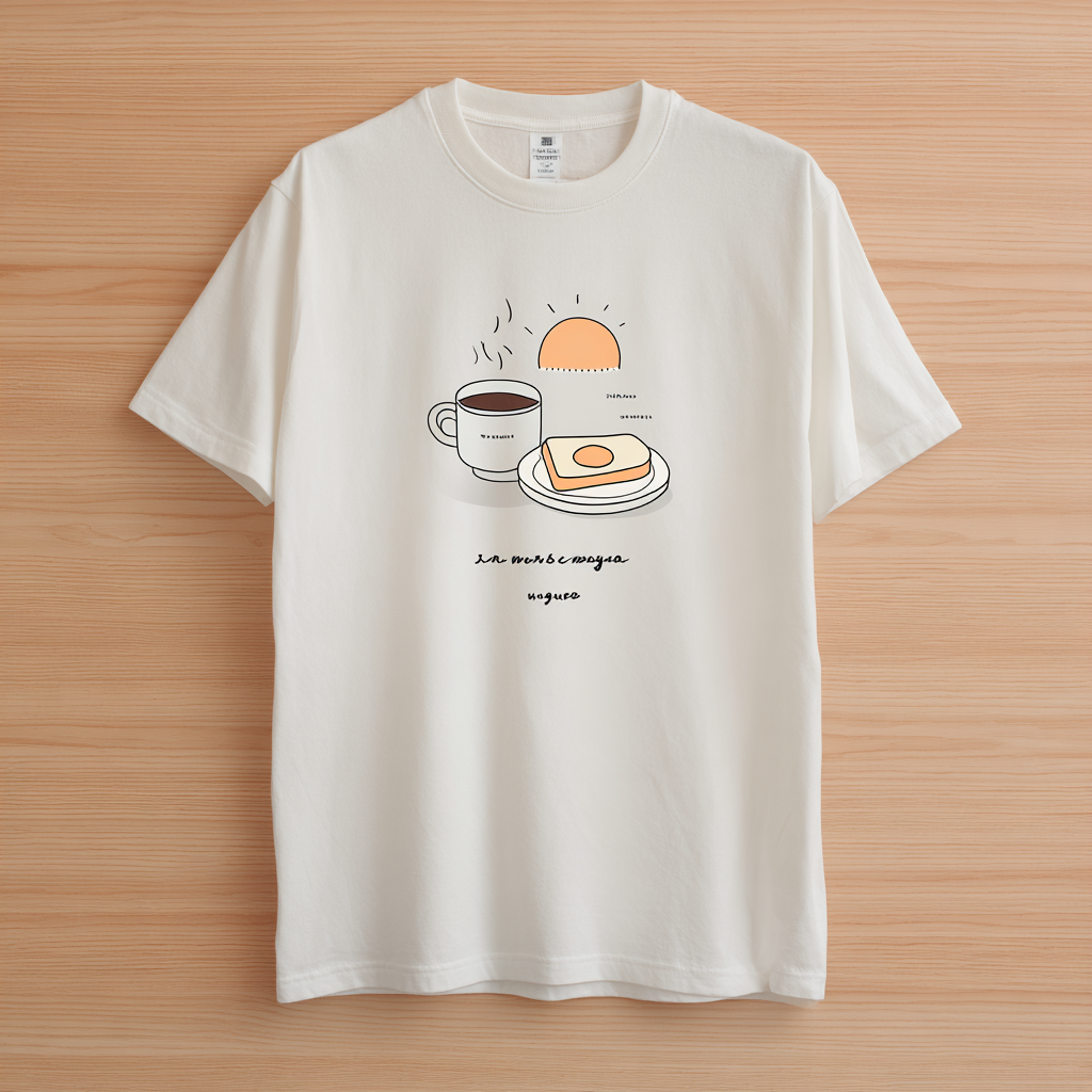 朝ごはんの約束 Tシャツ
